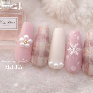 雪の結晶/ネイルチップのネイルデザイン｜ネイルブック