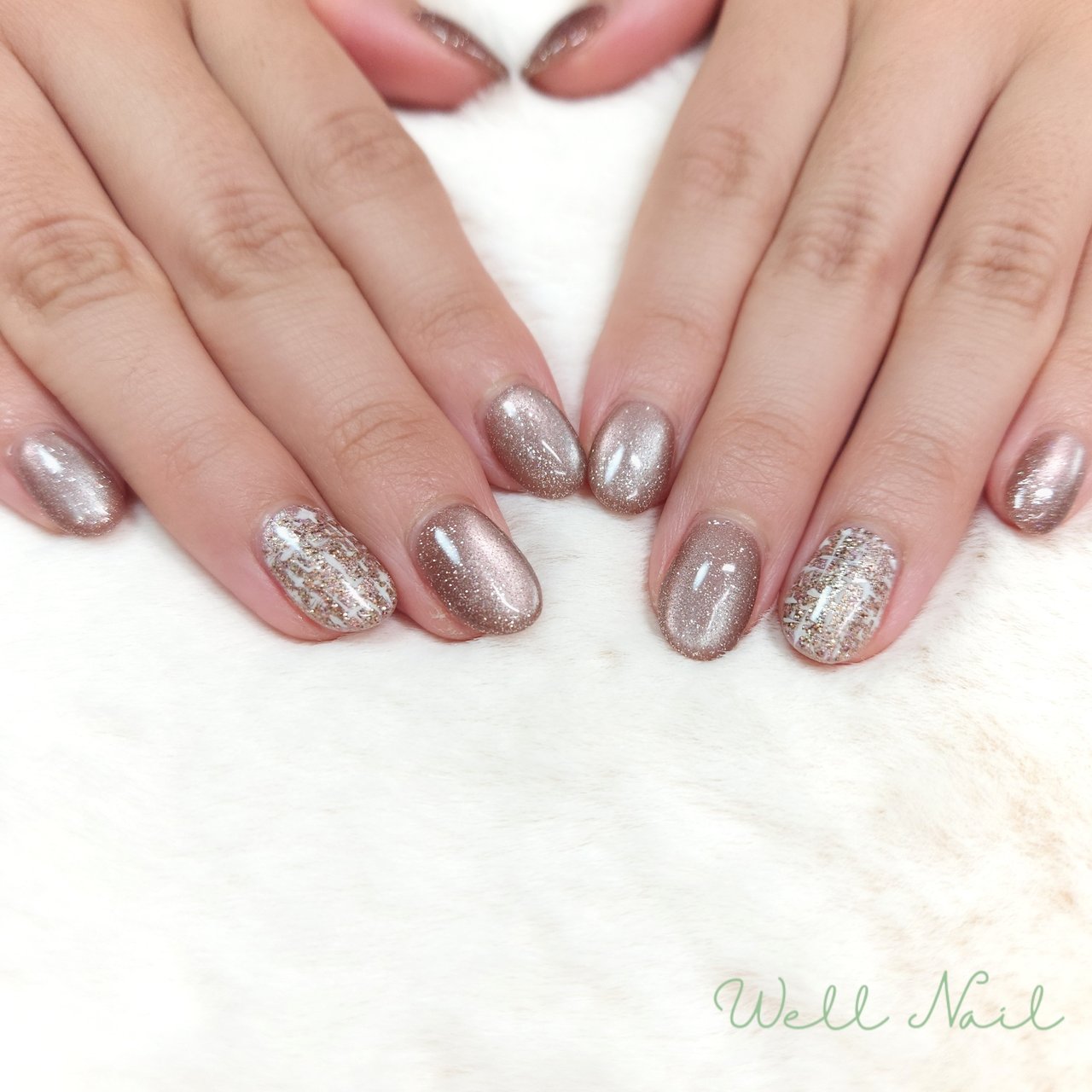 ネイル参考画像 冬/ハンド/シンプル/ワンカラー/フラワー - 東急田園都市線藤が丘*Well