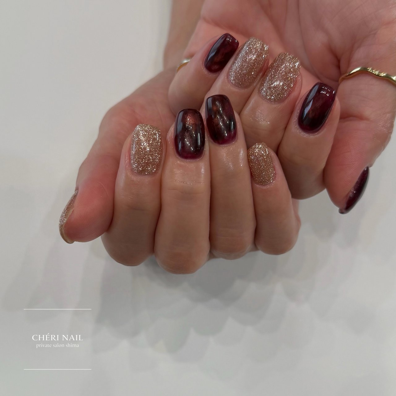 手が綺麗に見えるネイル/秋/冬/ハンド/ニュアンス - CHÉRI NAIL