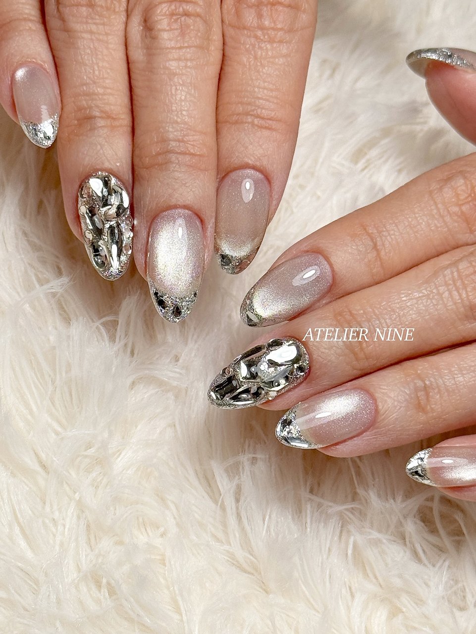 フレンチ - ATELIER NINEのネイルデザイン[No.9809016]｜ネイルブック