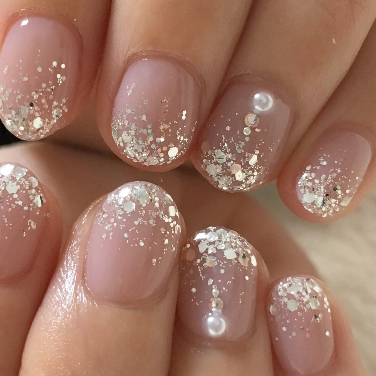 ホログラム ショート ピンク Nail Ecrinのネイルデザイン No ネイルブック