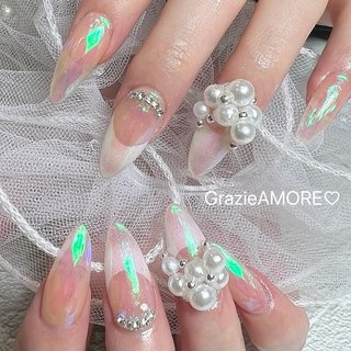 ダイヤモンドカットネイルのネイルデザイン｜ネイルブック