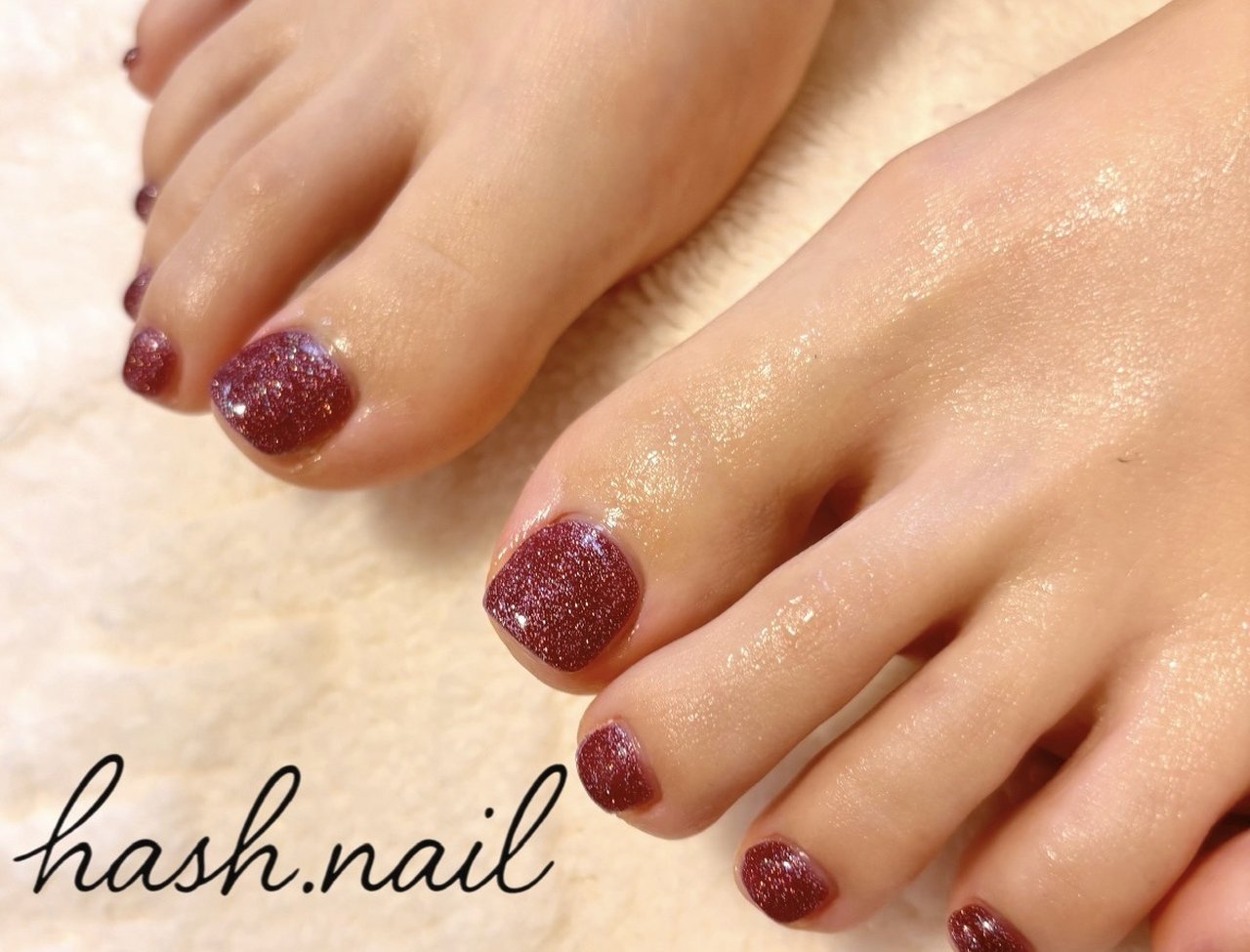 夏/秋/冬/オールシーズン/フット - Ayaneのネイルデザイン[No.9812251