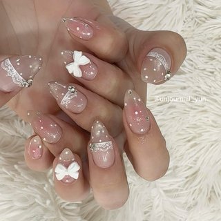 2026年】新着順｜#フレンチガーリーネイルのネイルデザイン｜ネイルブック