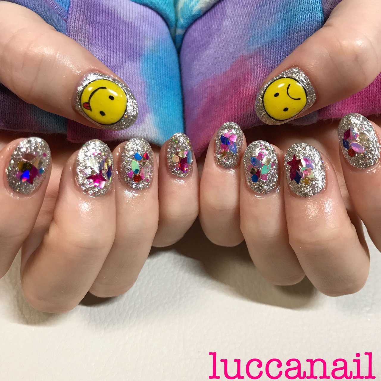 オールシーズン 旅行 ライブ パーティー ハンド Luccanailのネイルデザイン No 2811059 ネイルブック