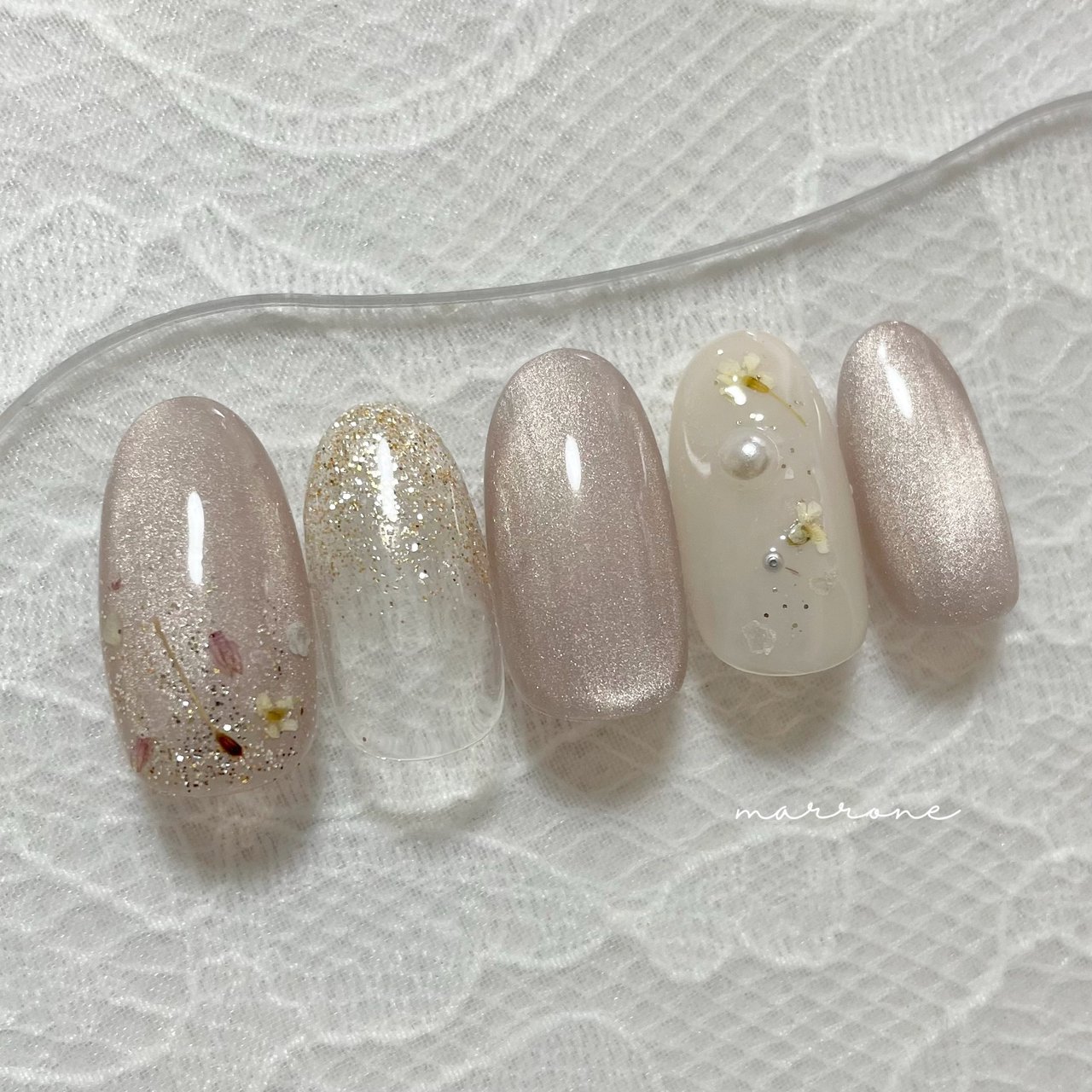手が綺麗に見えるネイル/春/卒業式/入学式/ハンド - 𝐾𝑈𝑀𝐼のネイル