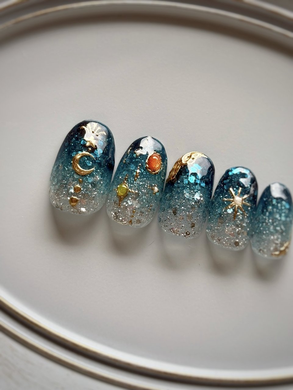 手が綺麗に見えるネイル/オールシーズン/旅行/七夕/ハンド