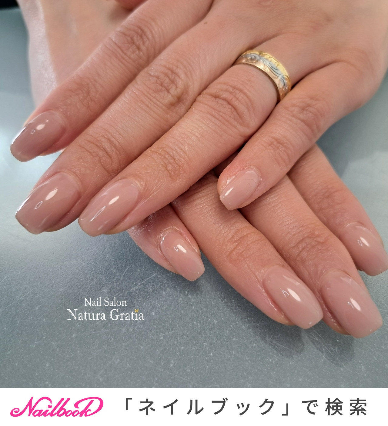 手が綺麗に見えるネイル/オールシーズン/オフィス/ハンド/シンプル