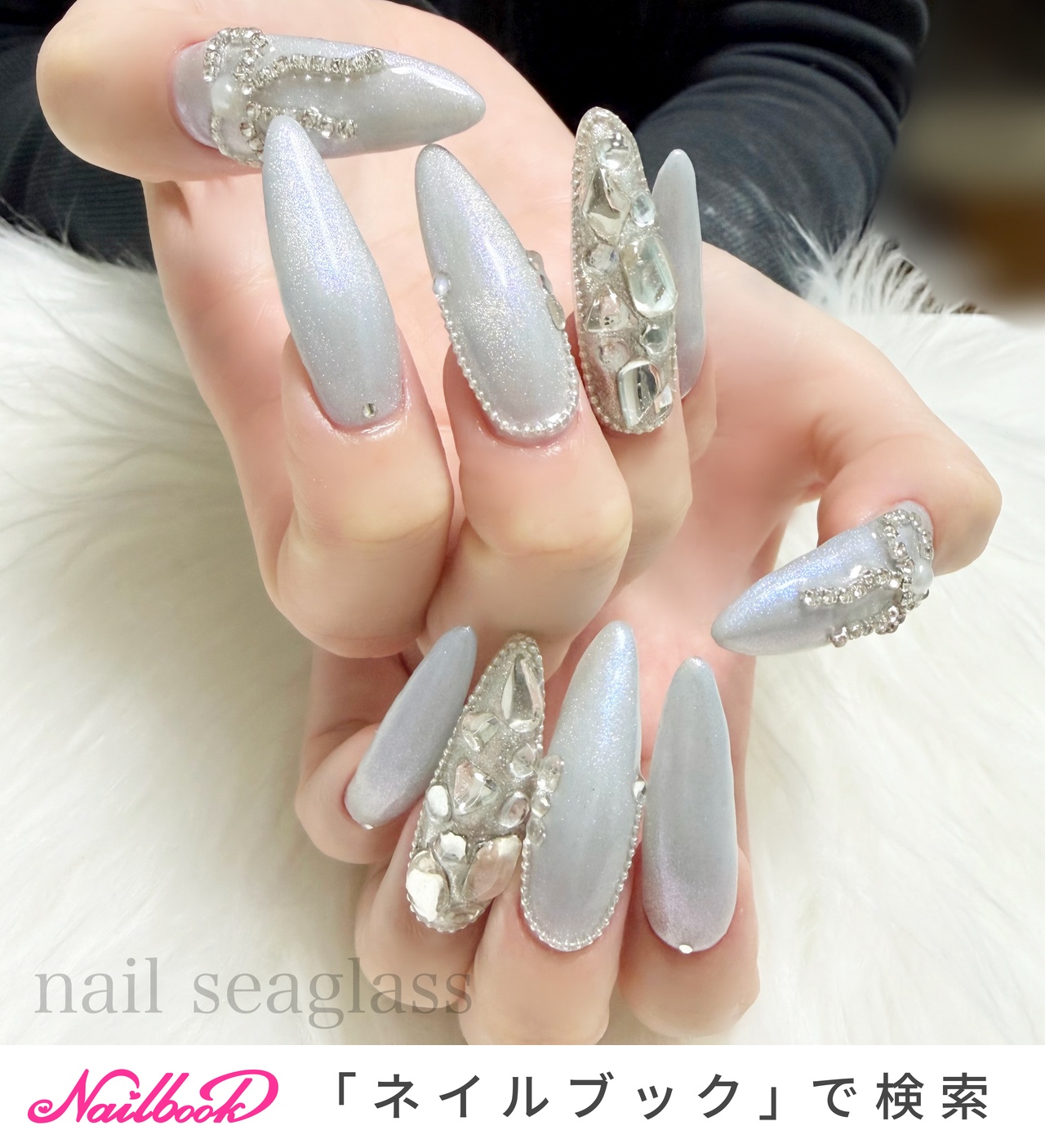 スーパーロングのネイルデザイン｜ネイルブック