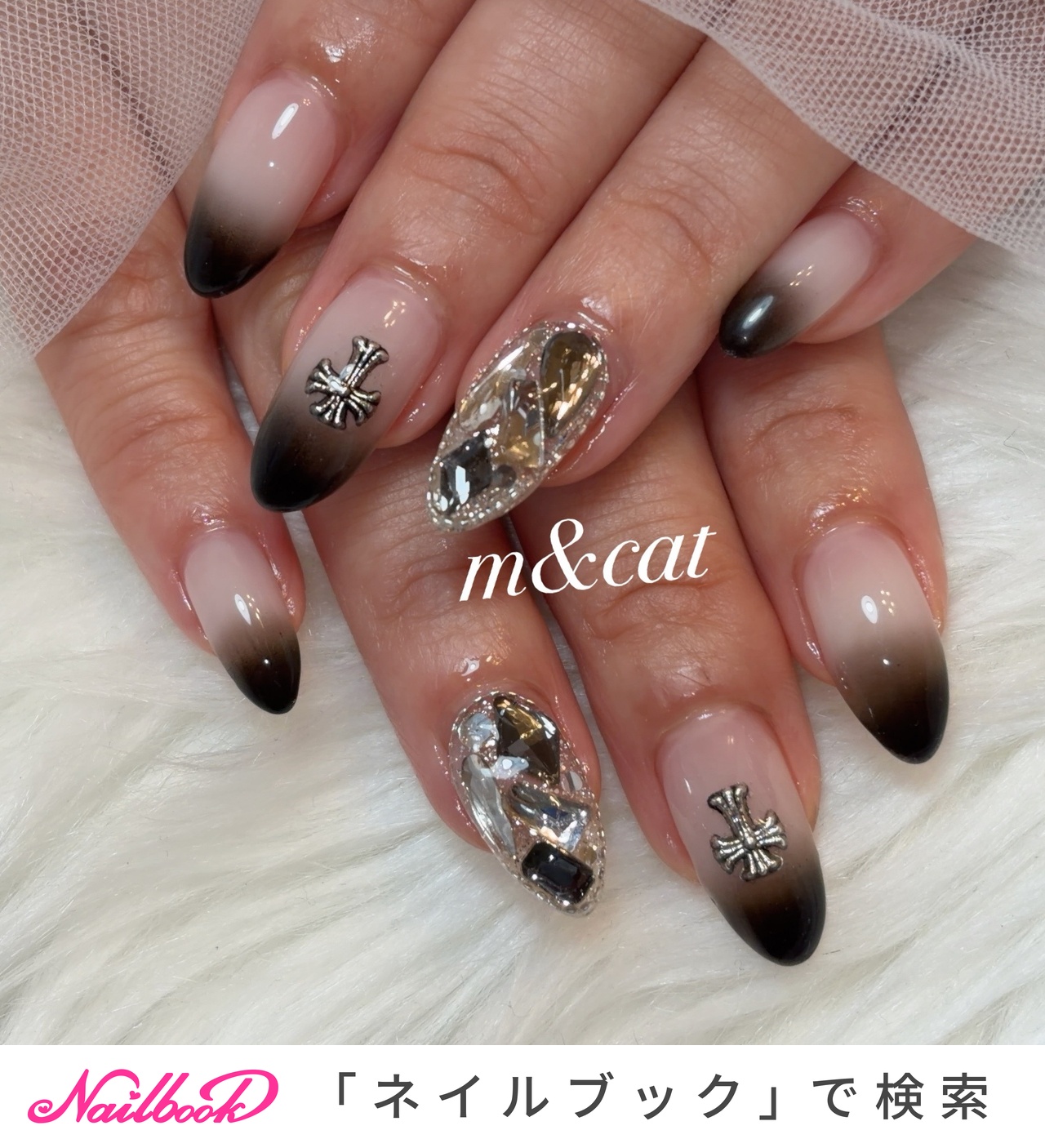 クロスのネイルデザイン｜ネイルブック