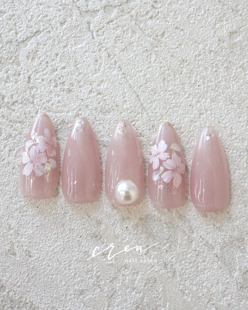 手が綺麗に見えるネイル/春/オフィス/ブライダル/ハンド - nailsalon