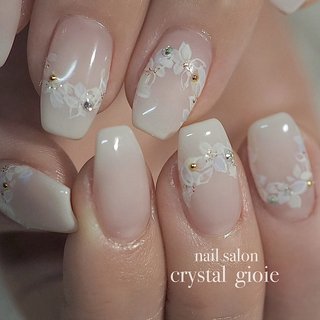 人気順｜#シアーホワイトネイルのネイルデザイン｜ネイルブック