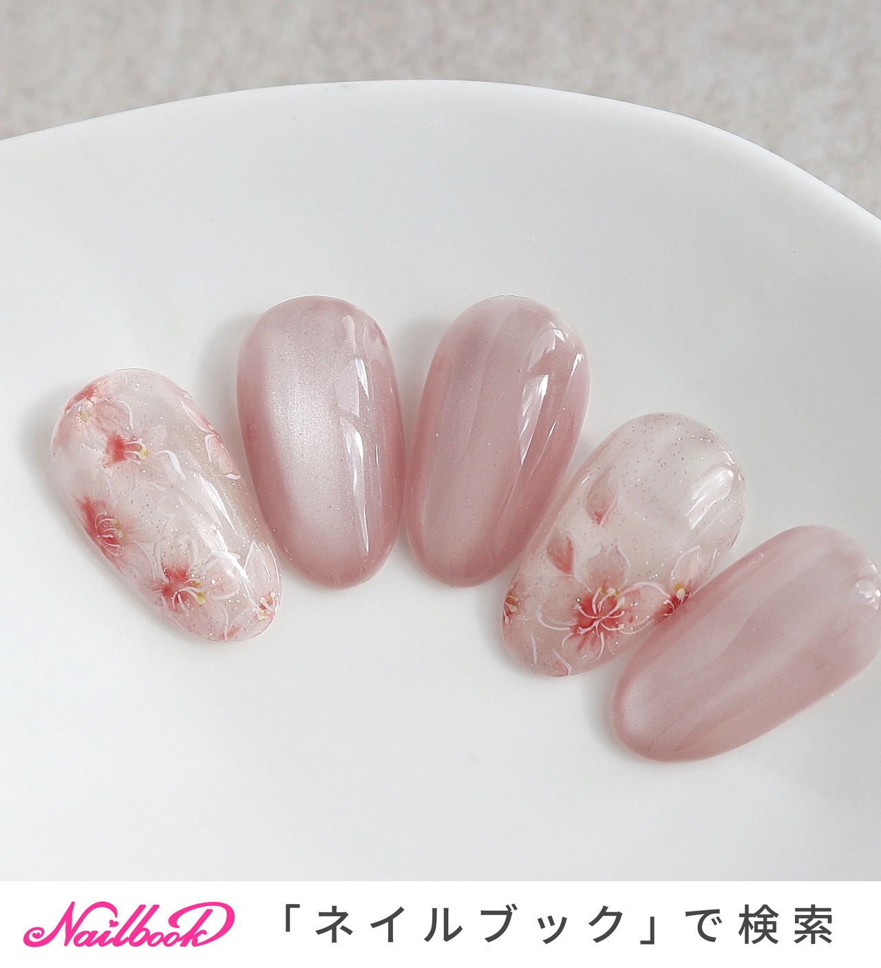 春/卒業式/入学式/ハンド/フラワー - shushu nailのネイルデザイン[No