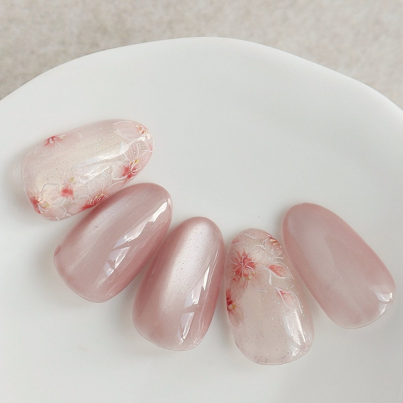 春/卒業式/入学式/ハンド/フラワー - shushu nailのネイルデザイン[No