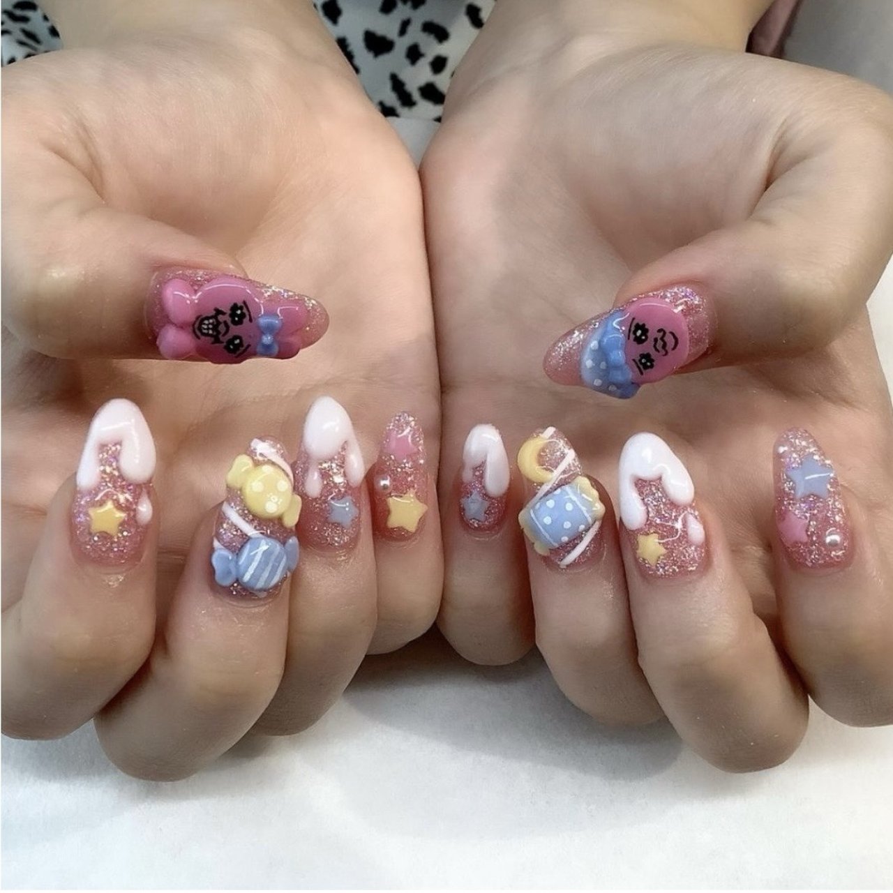 オールシーズン/ハンド/痛ネイル/3D/ピンク - meimomo0821のネイル