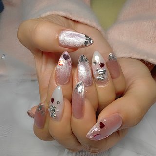 2026年】新着順｜ハート/ガラスフレンチのネイルデザイン｜ネイルブック