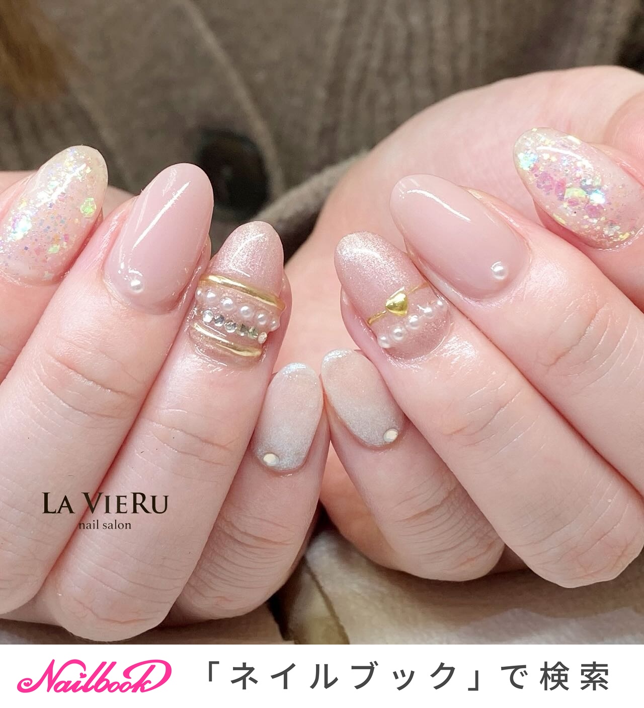 リングネイル(リング/アクセサリー)/#シンプルネイルが好きのネイル