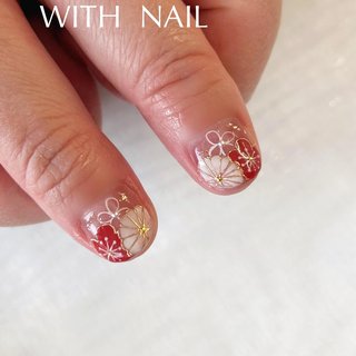 成人式/フラワーのネイルデザイン｜ネイルブック
