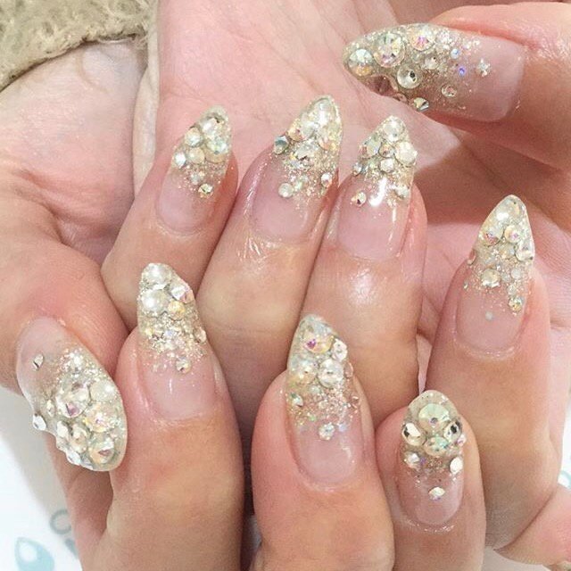 オールシーズン ハンド ラメ ロング ジェル 鈴鹿プライベートサロン S Nailのネイルデザイン No ネイルブック