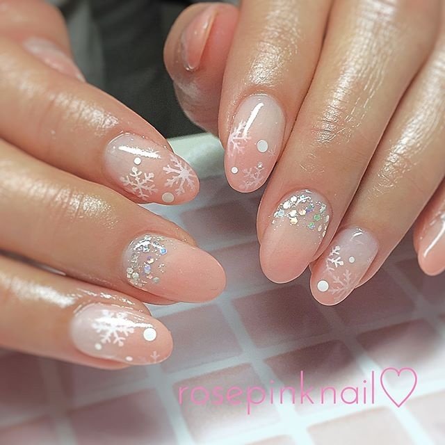 冬 お正月 バレンタイン デート ハンド Rosepinknail ローズピンクネイルのネイルデザイン No ネイルブック