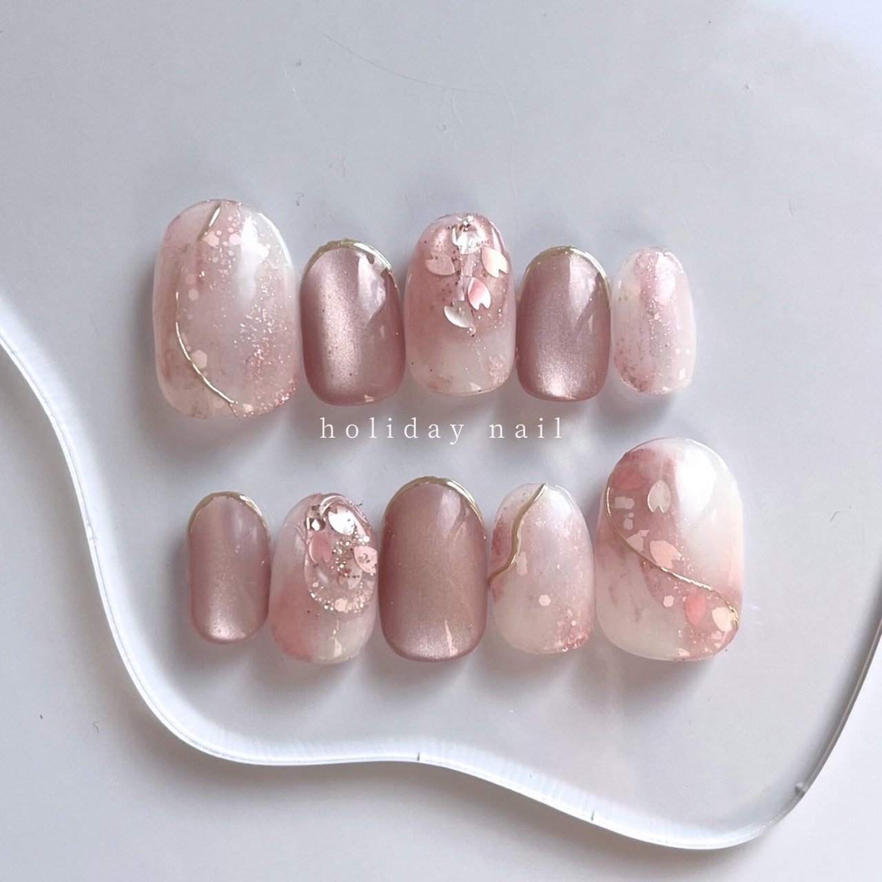 ハンド/ジェルネイル/ネイルチップ - HOLIDAYnailのネイルデザイン[No