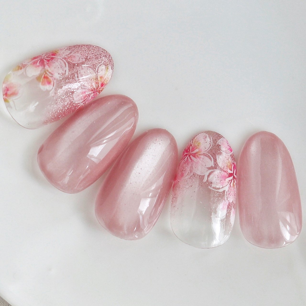 春/卒業式/入学式/ハンド/フラワー - shushu nailのネイルデザイン[No