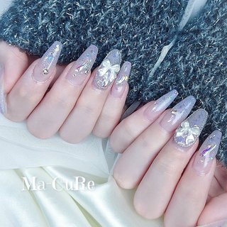 グラデーション/ワンホン/ブルーのネイルデザイン｜ネイルブック
