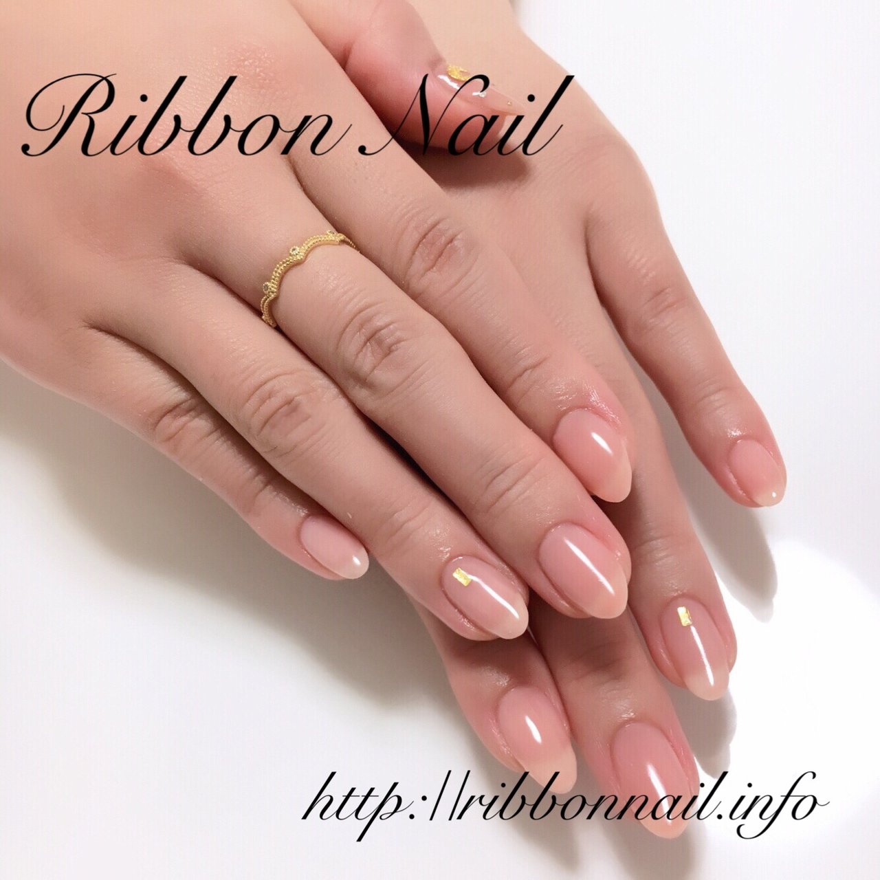 オールシーズン オフィス ワンカラー ミディアム ベージュ Ribbonnailリボンネイル岡崎のネイルデザイン No 225 ネイル ブック