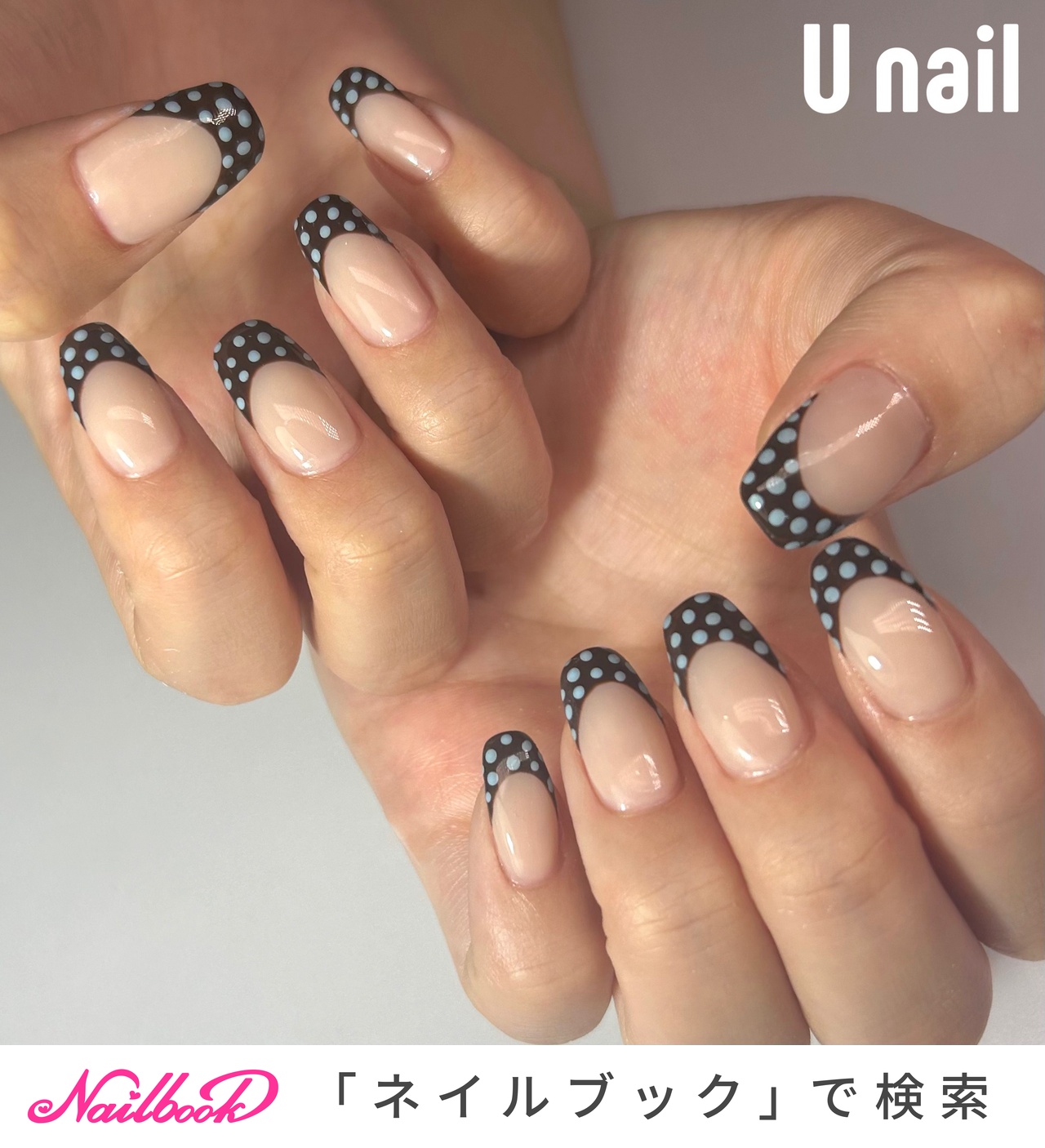 ドットフレンチのネイルデザイン｜ネイルブック