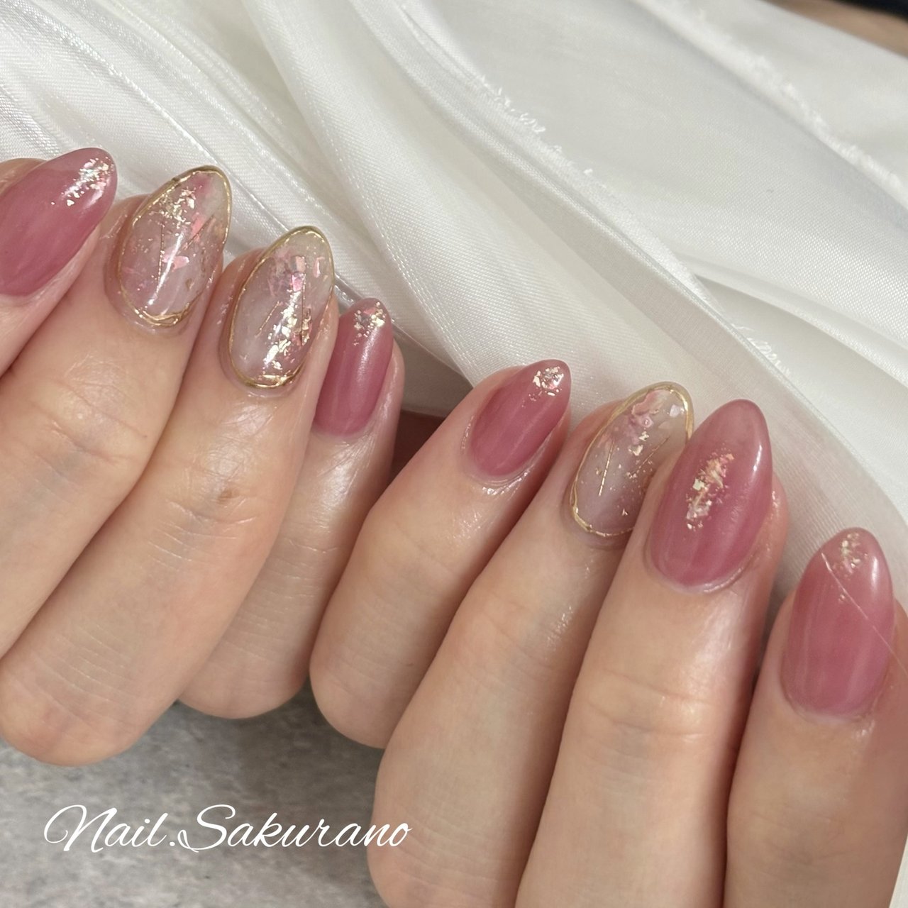 春/卒業式/入学式/ハンド/ニュアンス - nail salon さくらののネイル