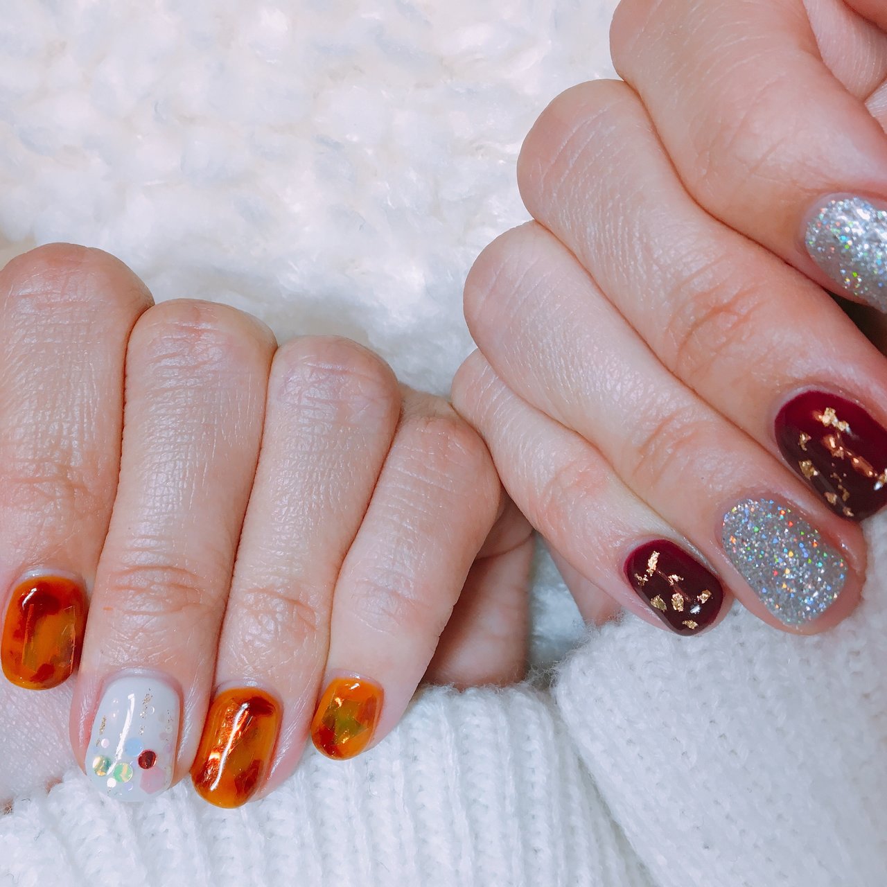 秋 冬 バレンタイン ハンド ニュアンス Mika Sumiyoshiのネイルデザイン No ネイルブック