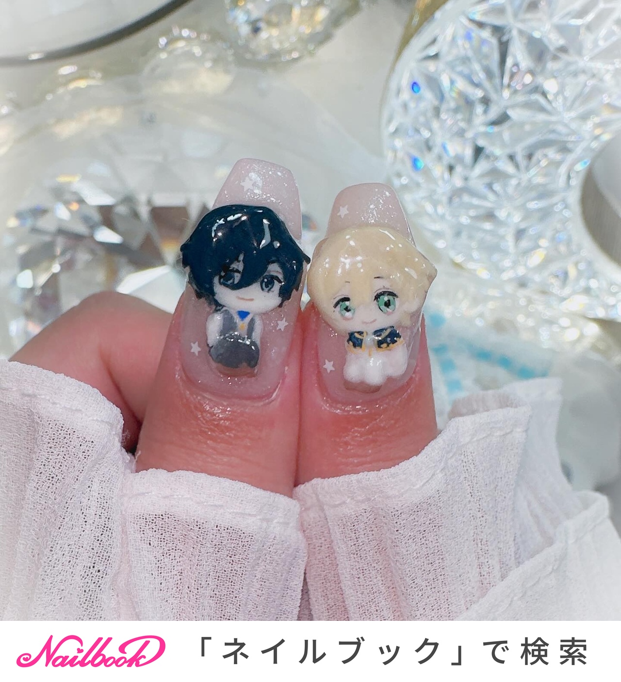 3Dネイルパーツのネイルデザイン｜ネイルブック