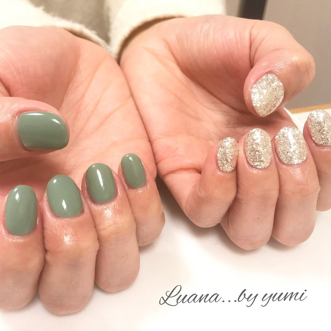 冬 デート ハンド シンプル ラメ Nail Room Luanaのネイルデザイン No ネイルブック