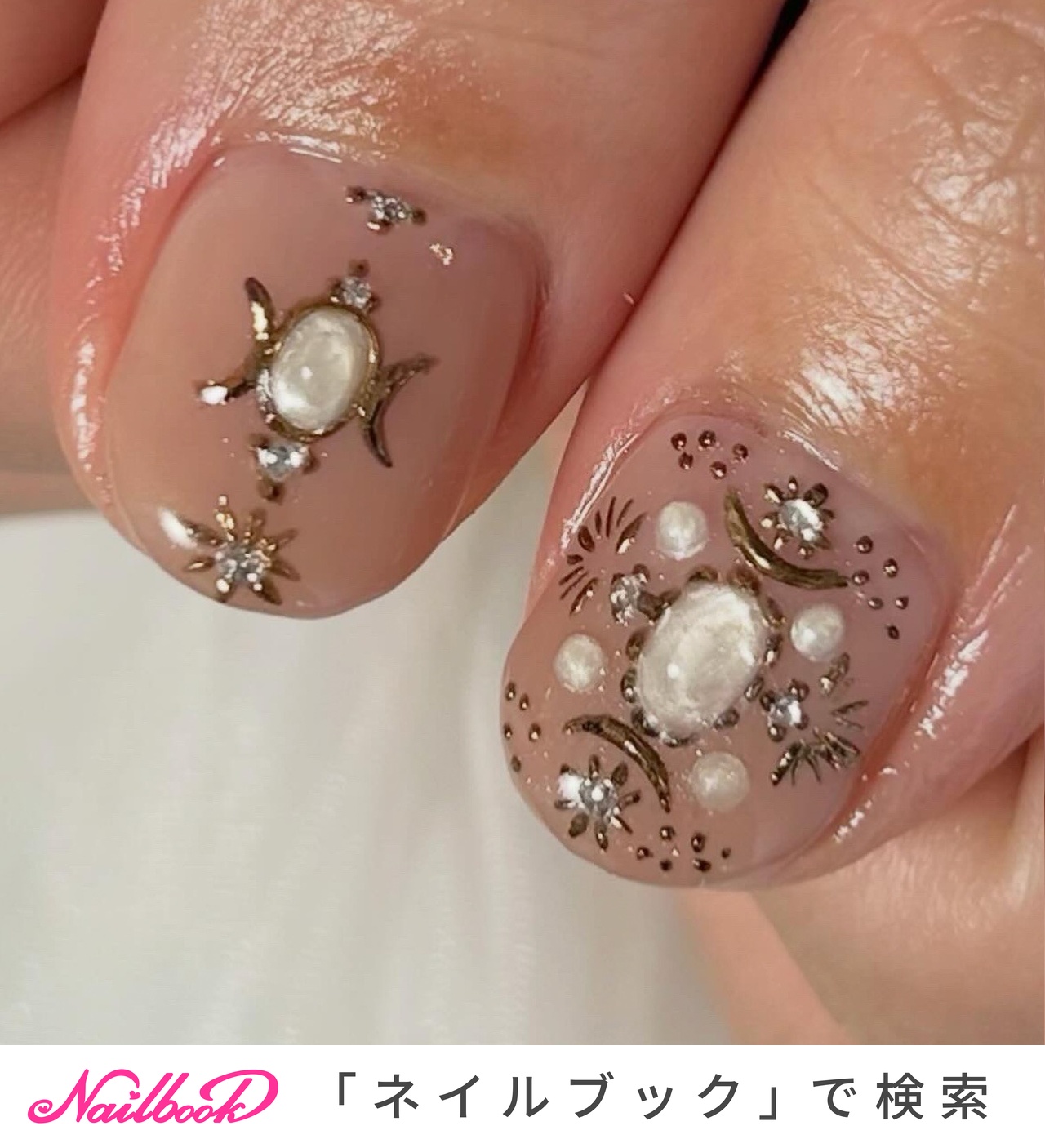 レア ★mananails ジェル ネイル MOONLIT