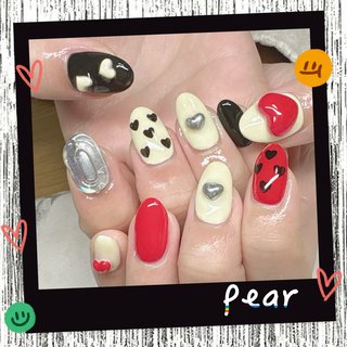 ハート/3Dのネイルデザイン｜ネイルブック