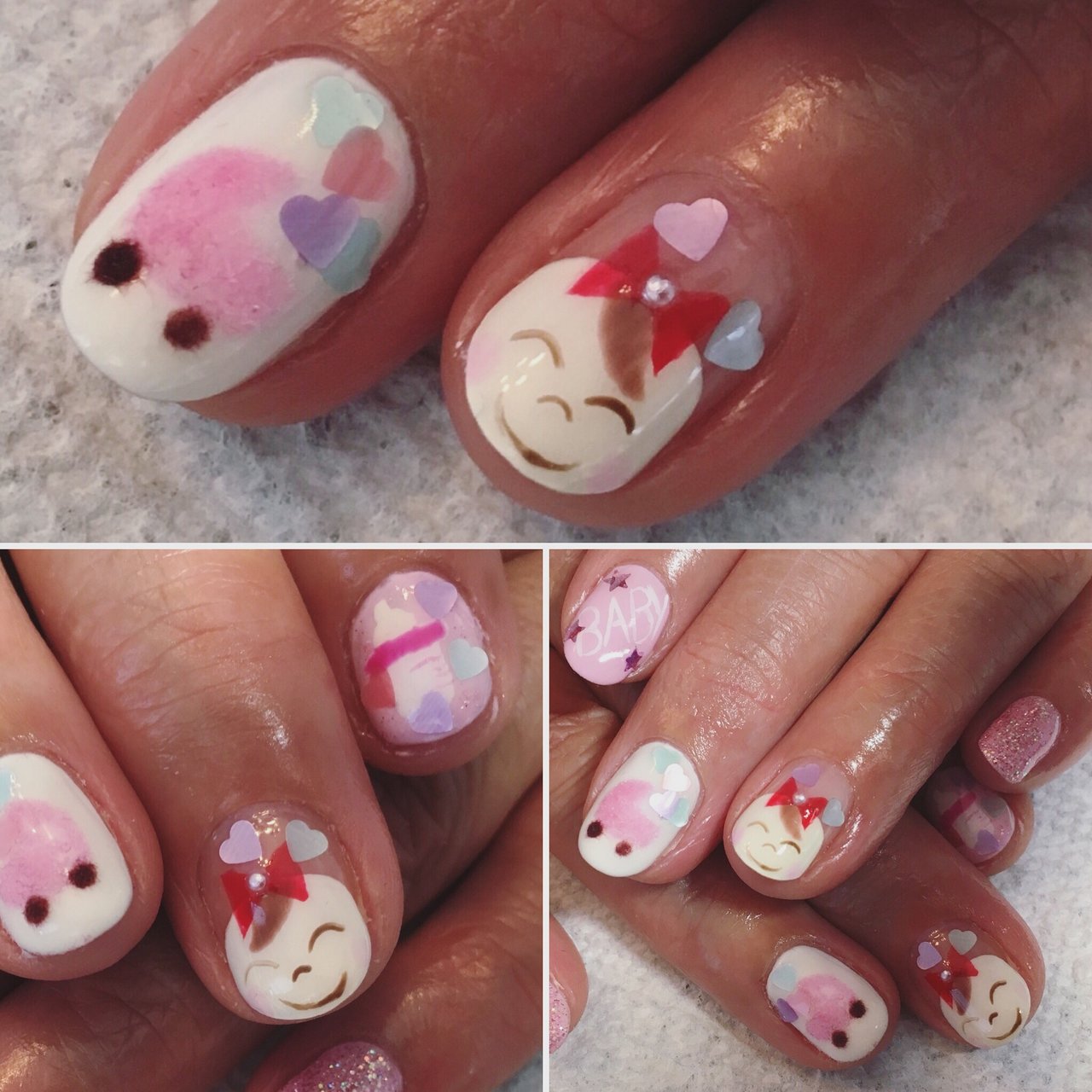 ハンド ホワイト ピンク ジェル Kate Nailsのネイルデザイン No ネイルブック