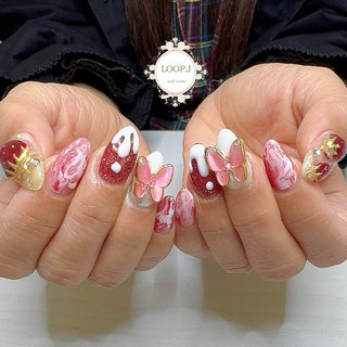 おすすめ順｜ぷっくりネイル(ぷっくり)/#いちごネイルのネイルデザイン 