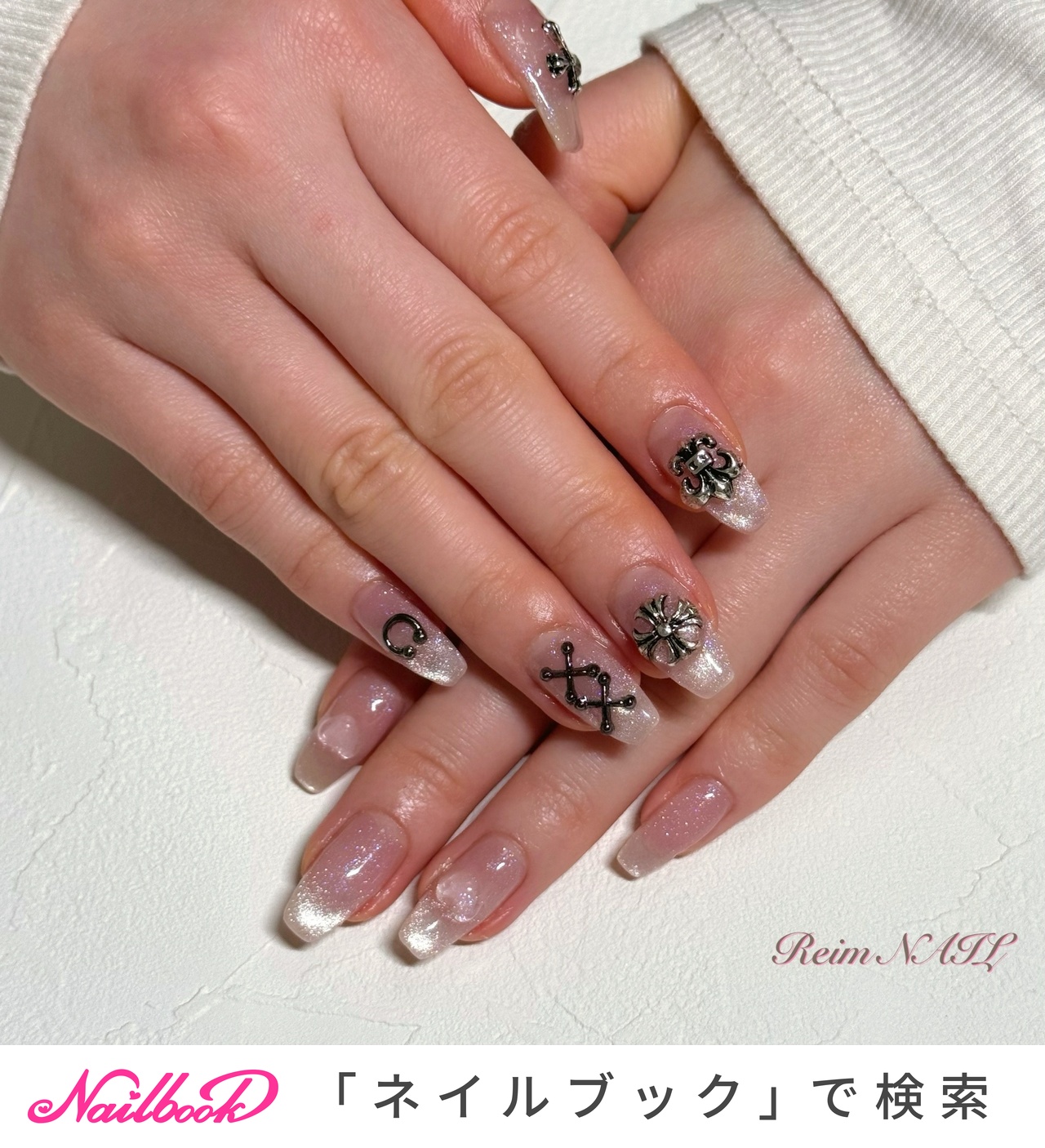 2026年】新着順｜#クロムハーツネイルのネイルデザイン｜ネイルブック