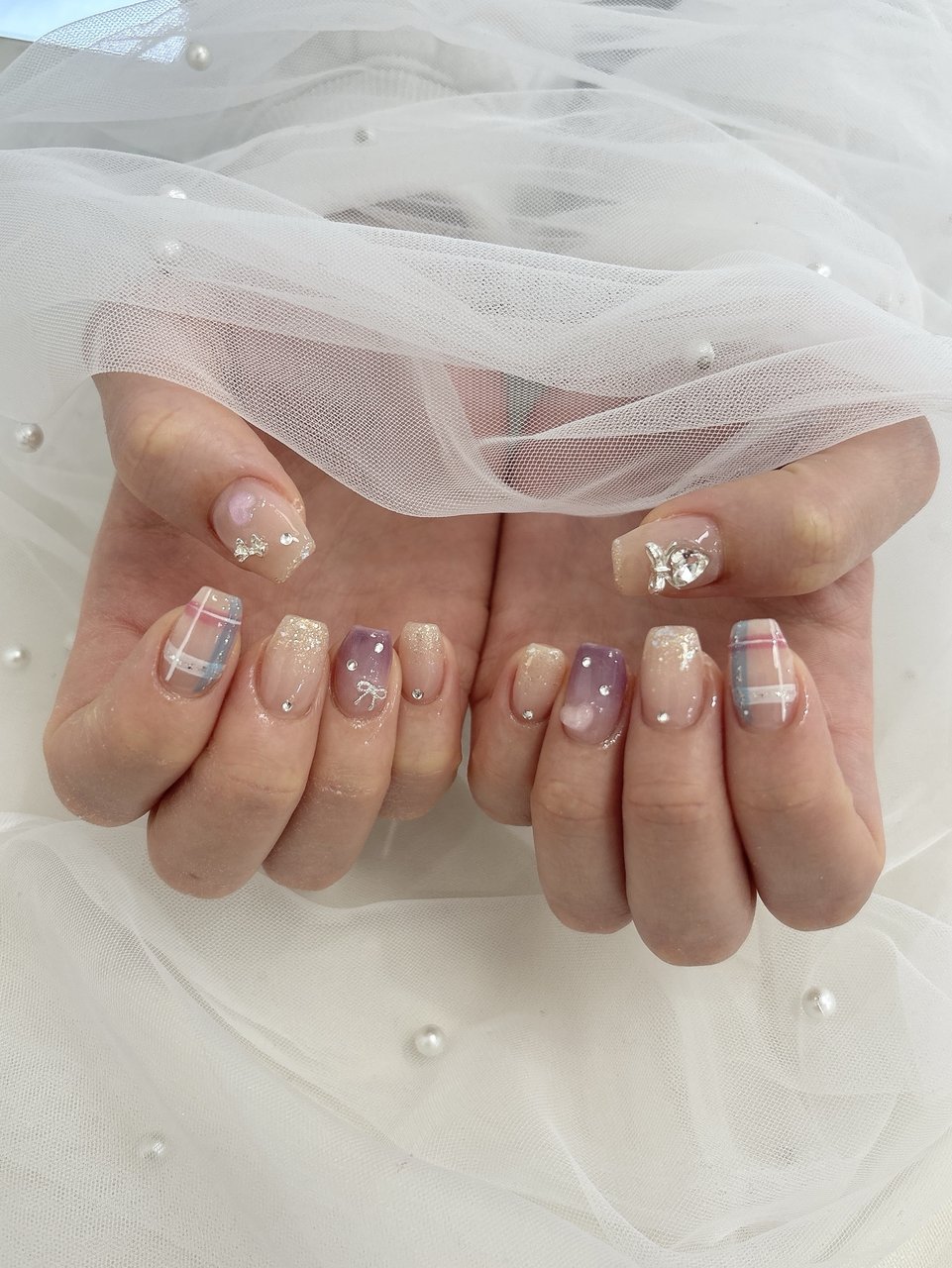 手が綺麗に見えるネイル/ハンド/ベージュ/ジェルネイル - 0508lalaotto