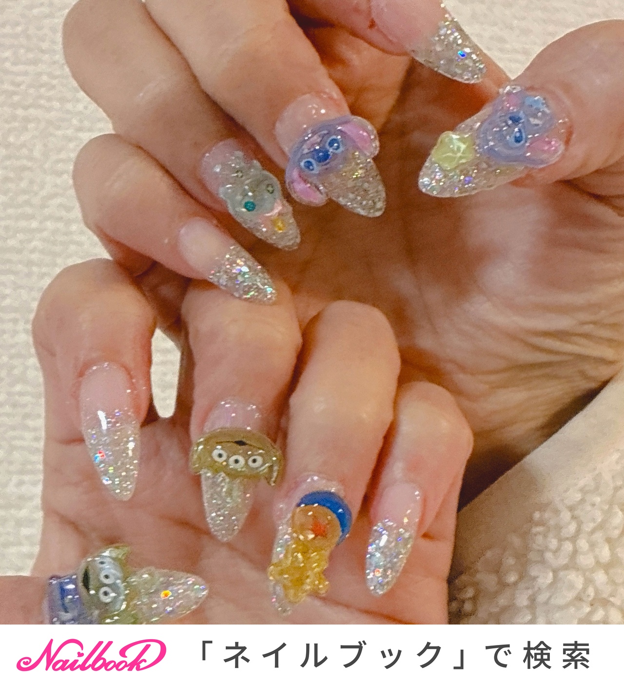 スティッチのネイルデザイン｜ネイルブック