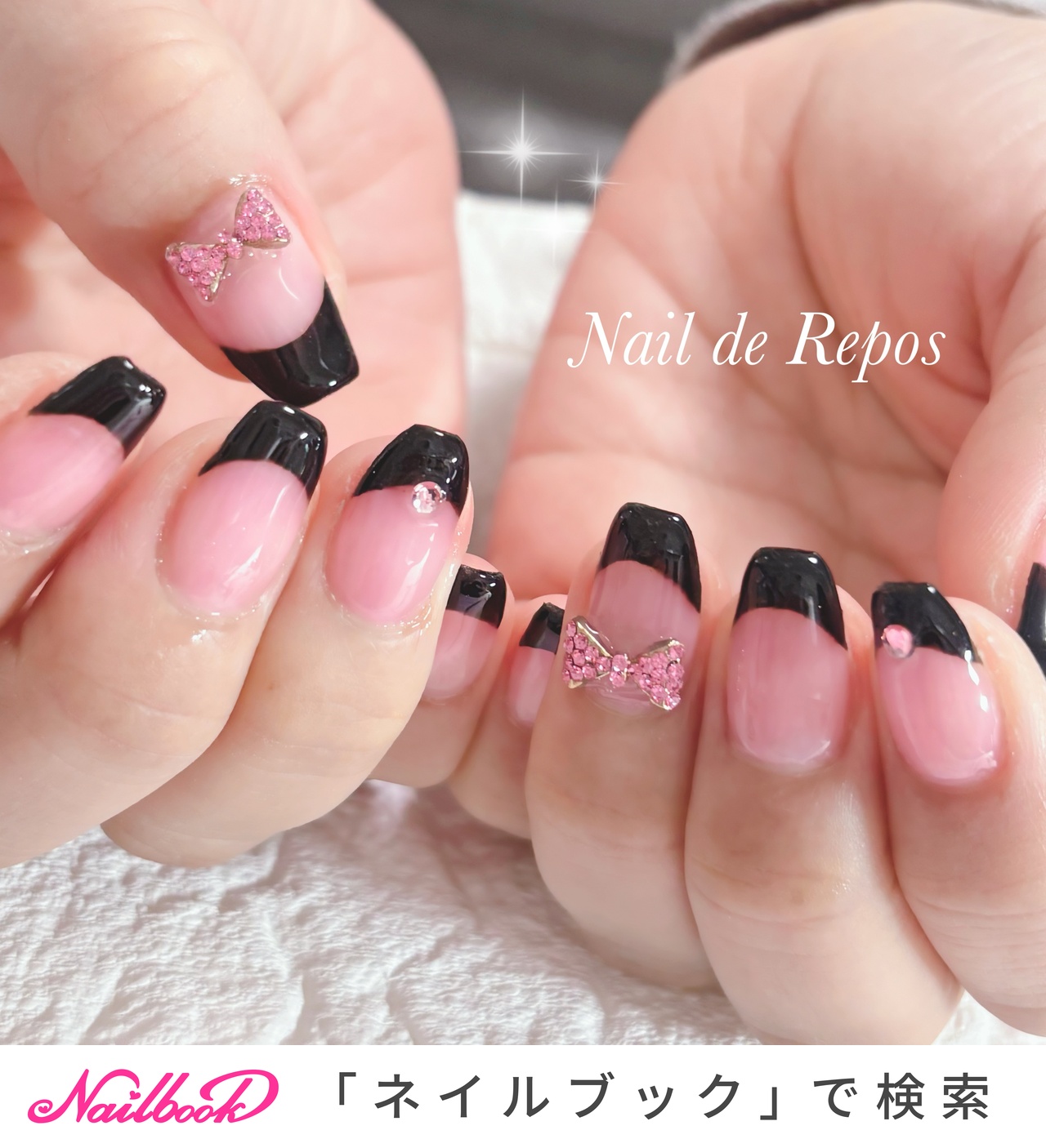 リボンパーツのネイルデザイン｜ネイルブック