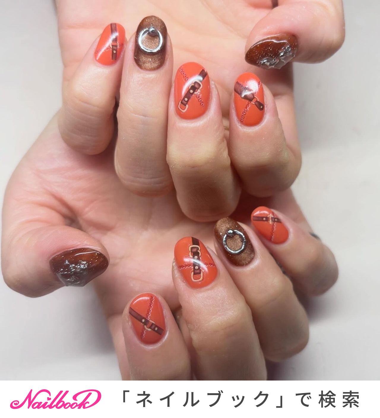 2026年】新着順｜#エルメスネイルのネイルデザイン｜ネイルブック