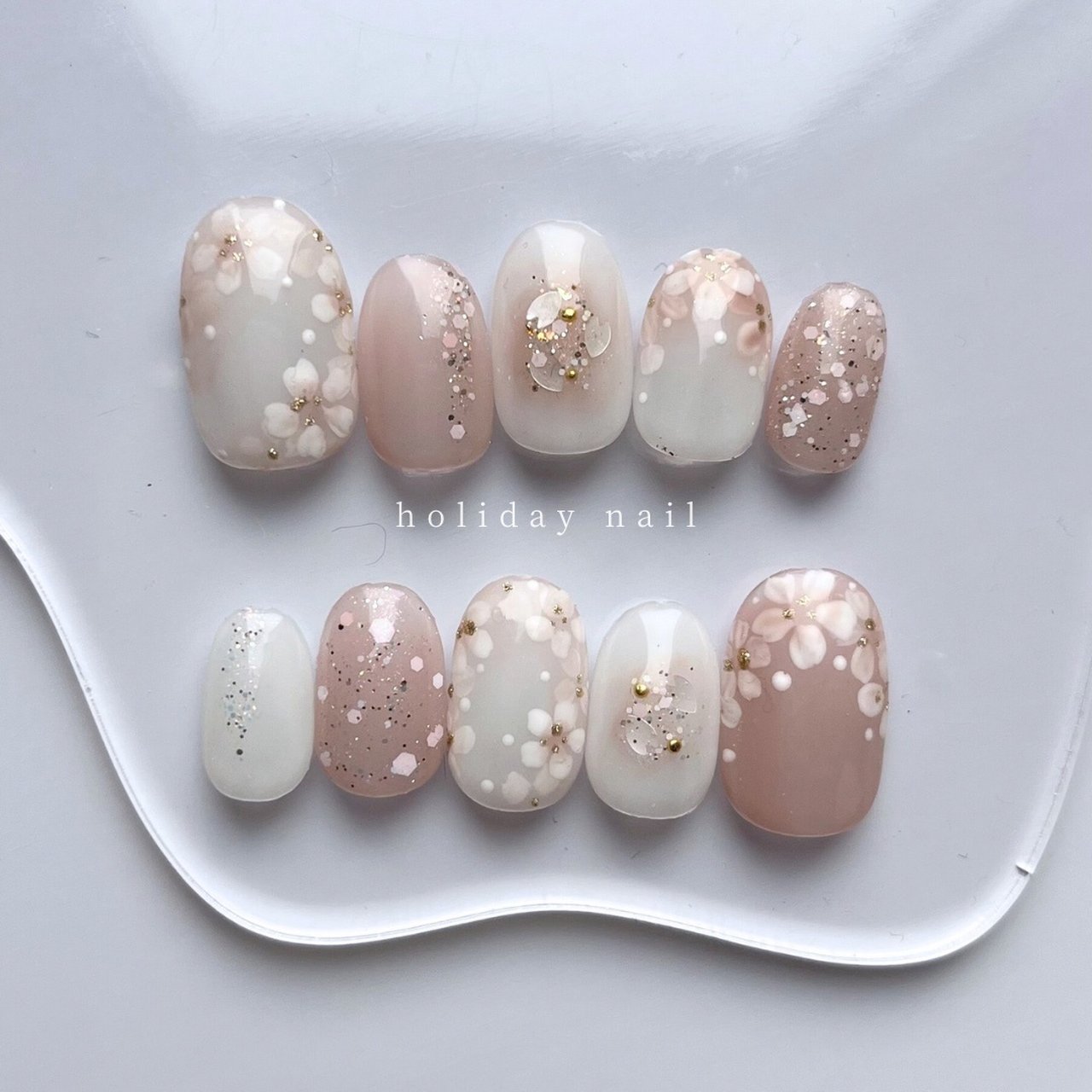 ハンド/ジェルネイル/ネイルチップ - HOLIDAYnailのネイルデザイン[No