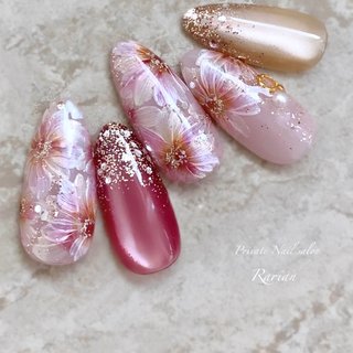 おすすめ順｜ピンク/g07のネイルデザイン｜ネイルブック