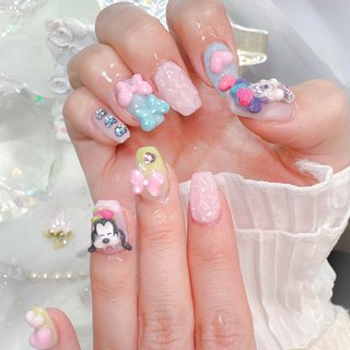 3Dネイルパーツのネイルデザイン｜ネイルブック