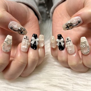 クロスネイルのネイルデザイン｜ネイルブック