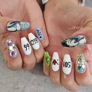 ハンターハンターネイルのネイルデザイン｜ネイルブック