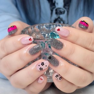 ハート/3Dのネイルデザイン｜ネイルブック