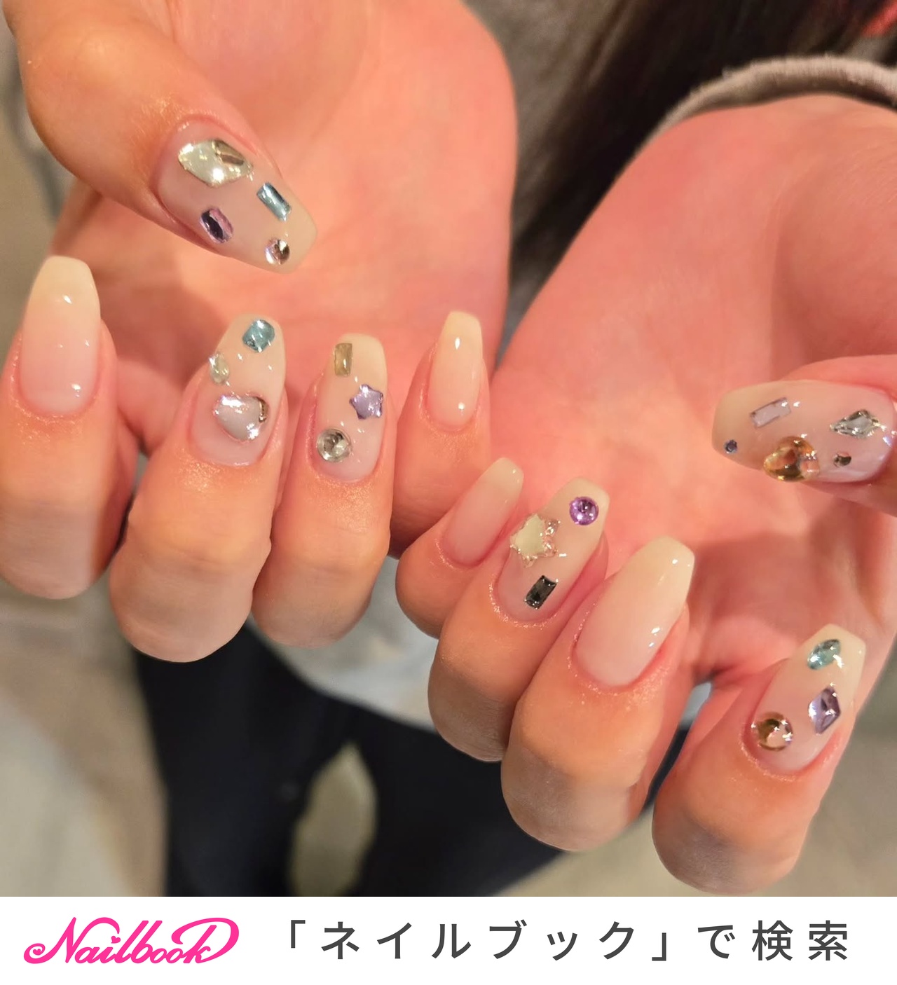 2026年】新着順｜ビジュー/#ｶﾗﾌﾙﾈｲﾙのネイルデザイン｜ネイルブック