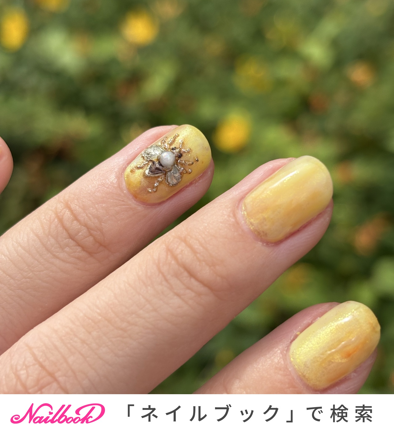 ライブ/イエロー/セルフネイルのネイルデザイン｜ネイルブック